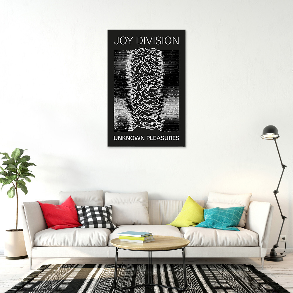 Joy Division - Music Poster (Unknown Pleasure) (Size: 24" x 36") gallery