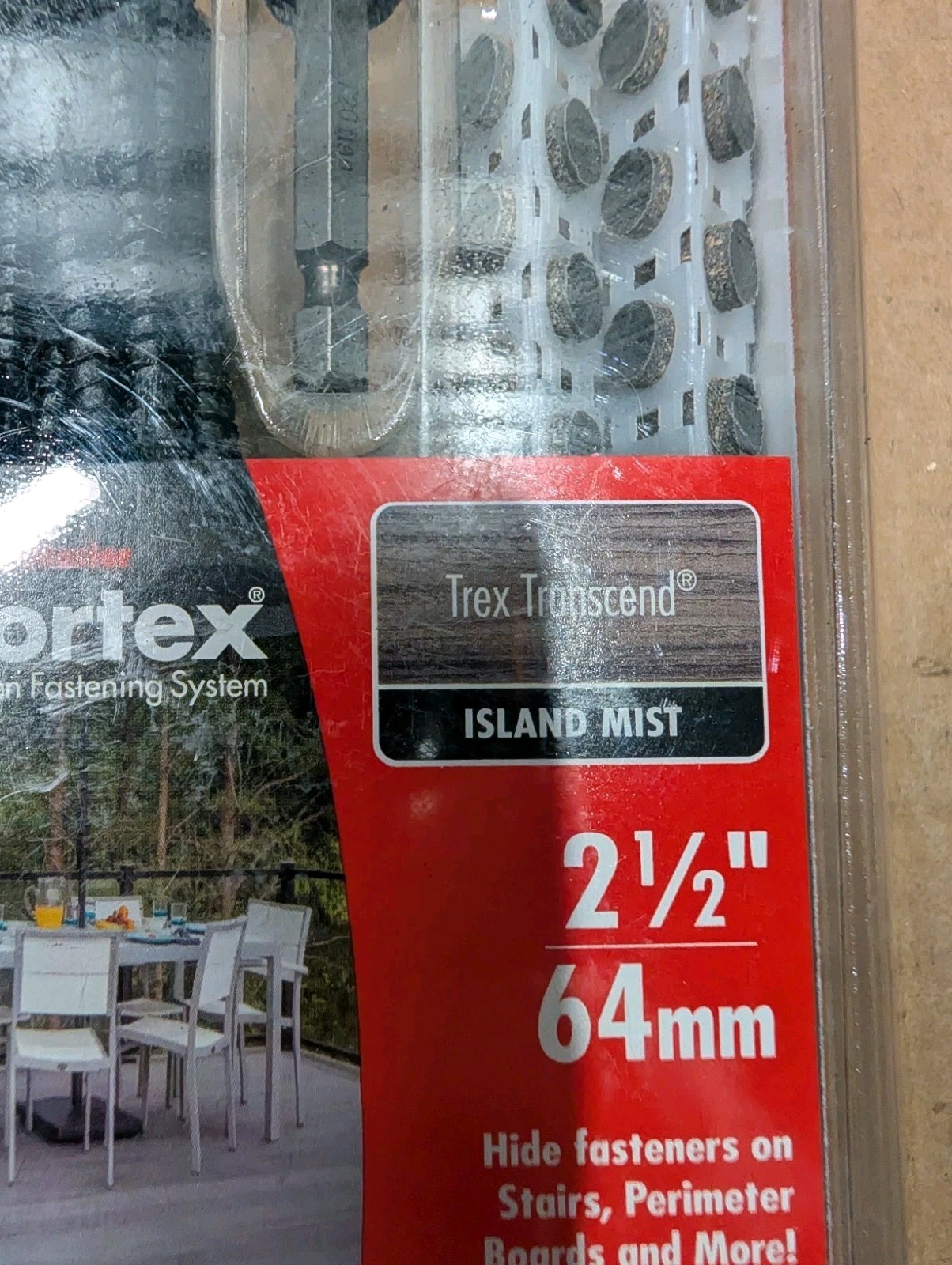 FASTENMASTER Cortex Hidden Fastening System Trex screws & Plugs in Island Mist gallery