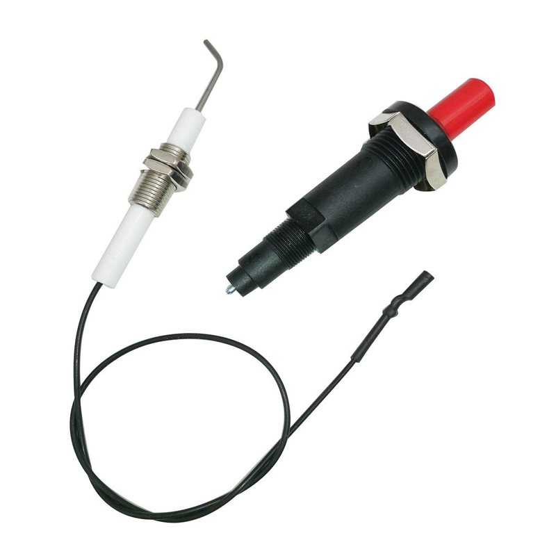 2 Set 11.8" Long Propane Push Button Piezo Igniter Kit Gas Grill/Range/Heater gallery