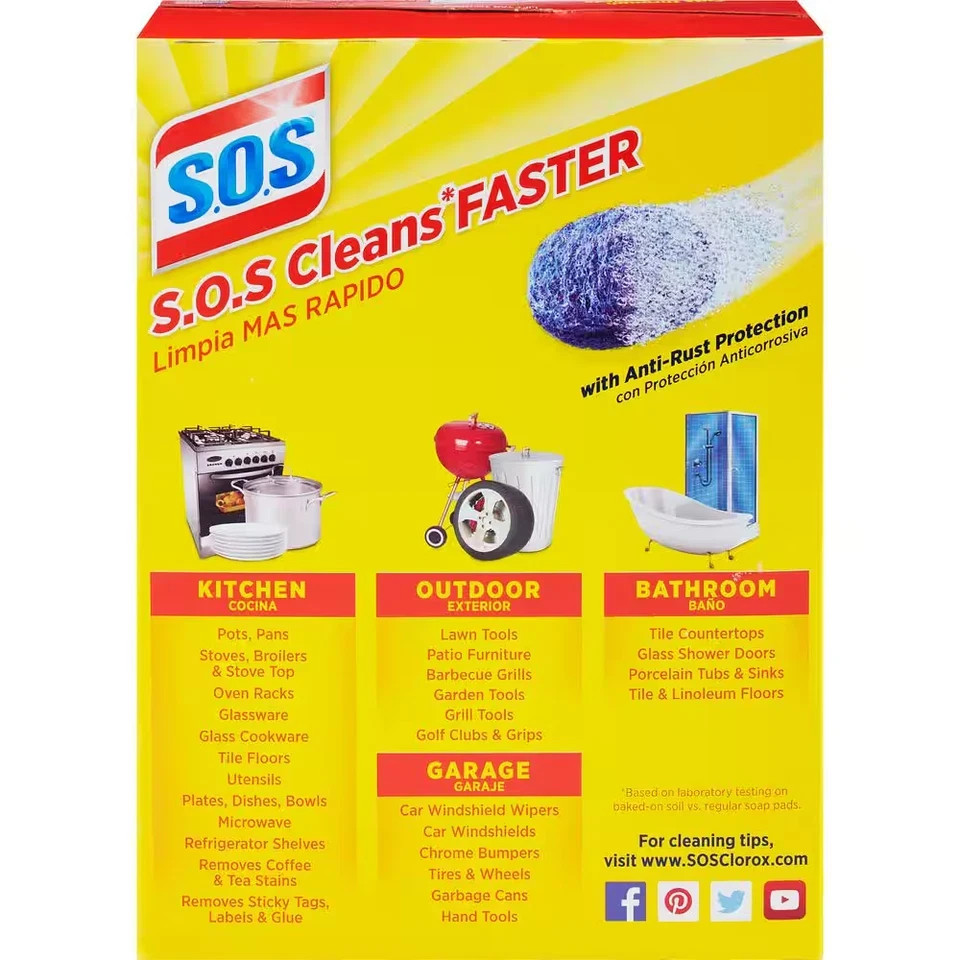Steel Wool Soap Scouring Pads (18-Pack) (2-Boxes) gallery