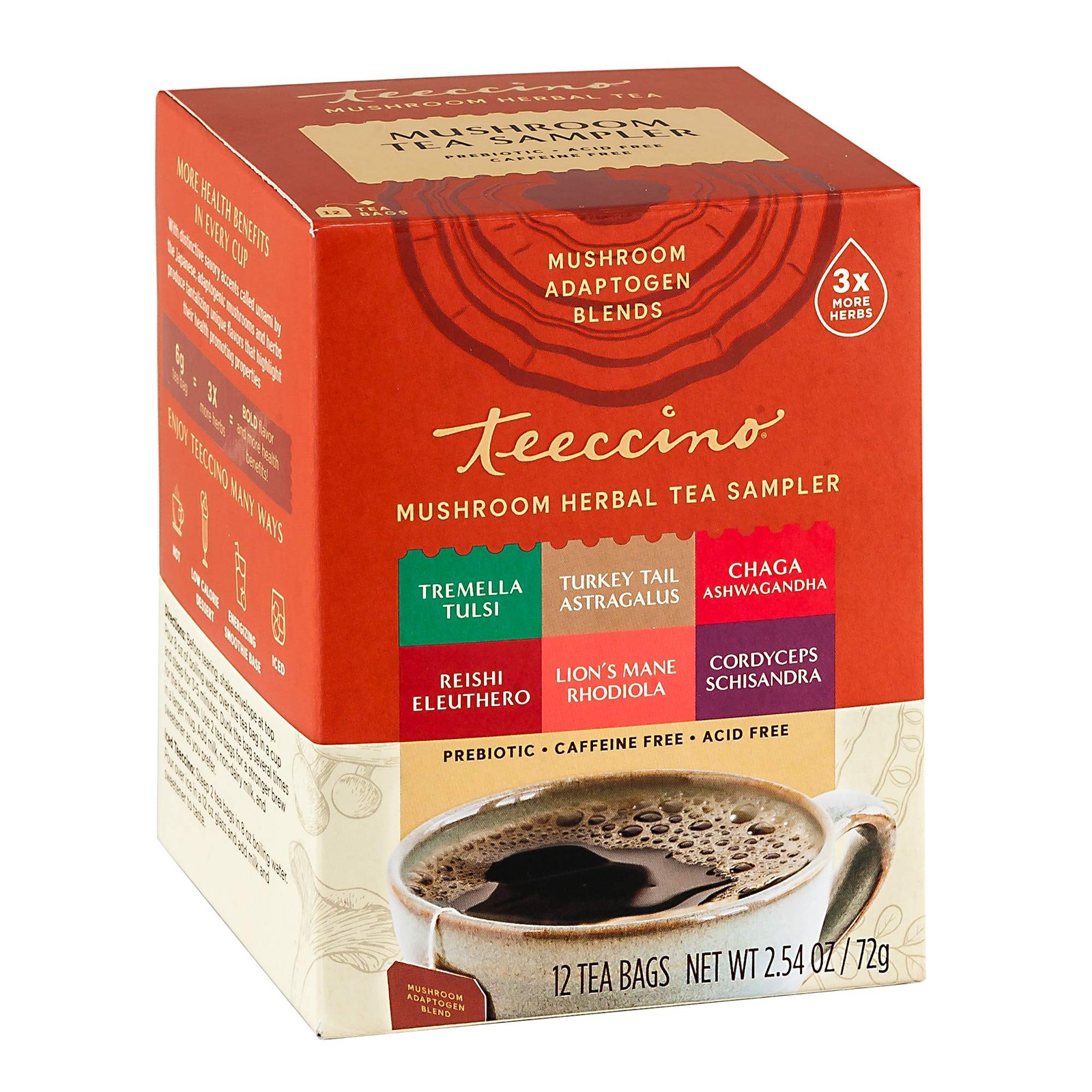 Tea - Adaptogen Tea Sampler - 12 Tea Bags - Your With Mushrooms and Adaptogen... gallery
