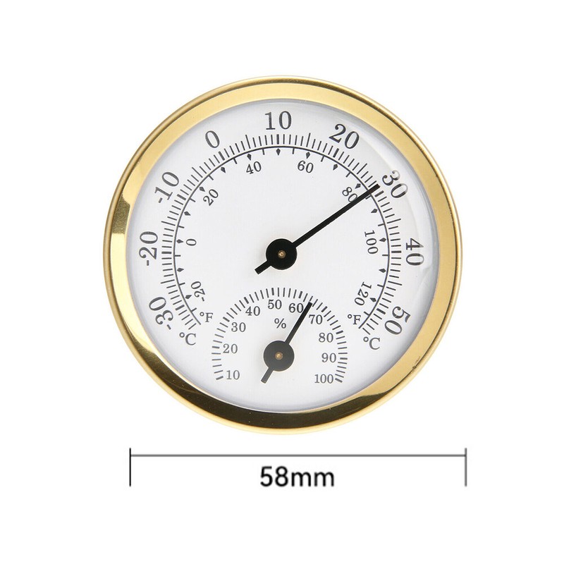 Mini Analog Thermometer Hygrometer Humidity meter Room Indoor Temperature- gallery
