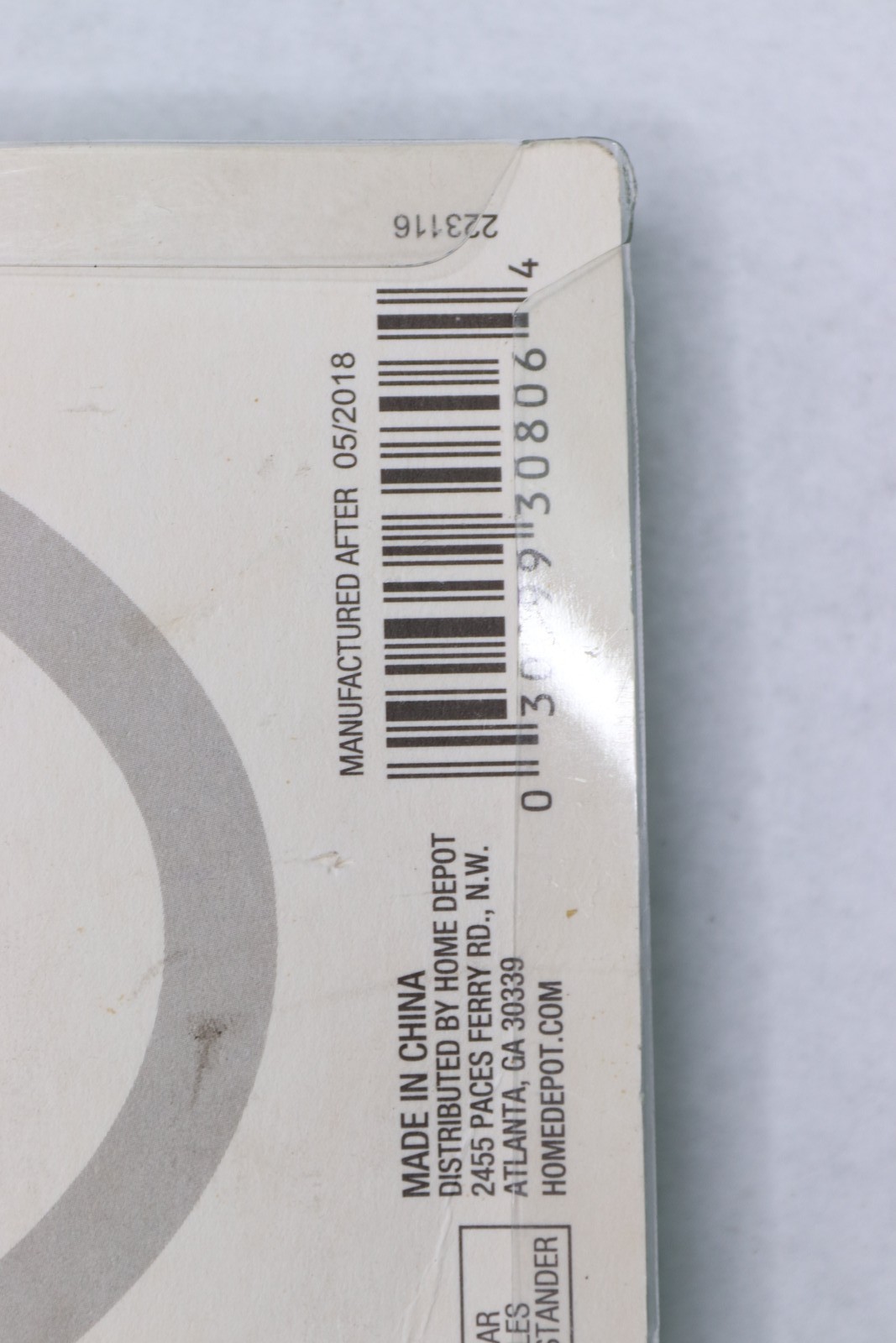 Everbilt 5 in. Satin Nickel Floating or Flush House Number 0 gallery