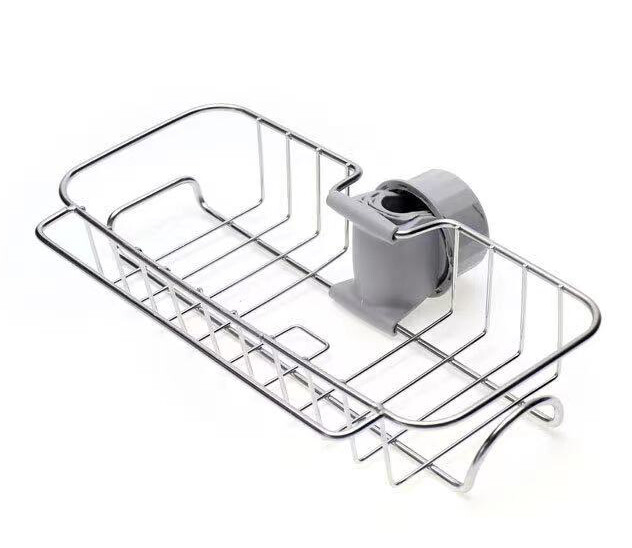 Drain Rack Storage Holder Shelf-Kitchen Sink Faucet Sponge Soap Cloth gallery