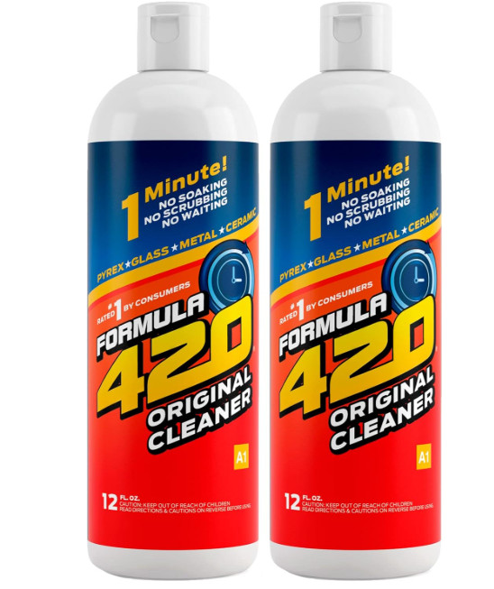 Formula 420 Cleaner 12oz 2 Pack Multi-Surface Glass Metal Ceramic Fast Clean gallery