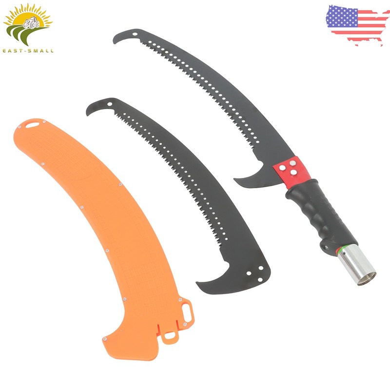 8-Section Telescoping Pole Saw Pruner 27ft Green Heavy-Duty Trimmer & Saw Head gallery