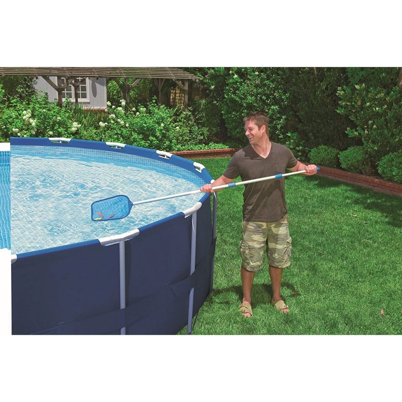 INTEX Pool Cleaning Set With Alu-Teleskopstange 94 1/8in Pool Accessories 28002 gallery