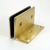 CEL Beveled Wall Mount CLAMP for 3/8” to 1/2” thickness glass shower door gallery