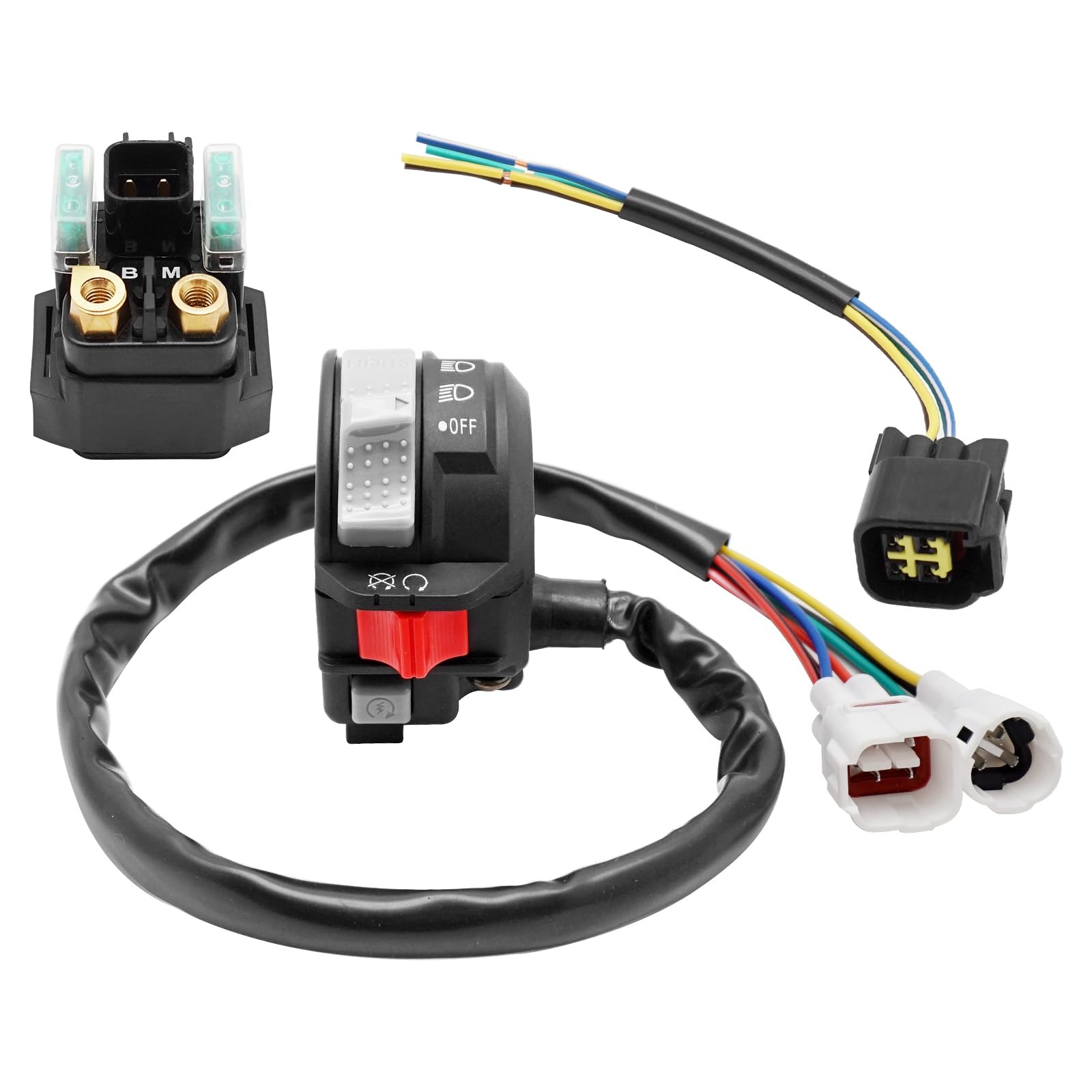 M MATI Start Stop Switch Starter Solenoid Relay Plug for Yamaha Raptor 125 ... gallery