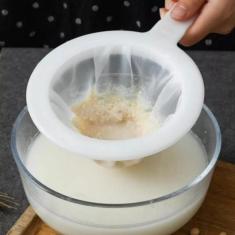 4Pcs Ultra-Fine Nylon Mesh Strainer Soy Milk Coffee Juice 100 Mesh Filter Spoon. gallery