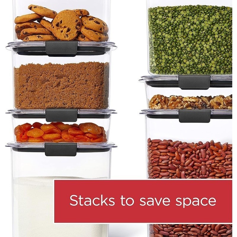 High Capacity Airtight Modular Storage Container BPA Free Easy Clean Plastic New gallery