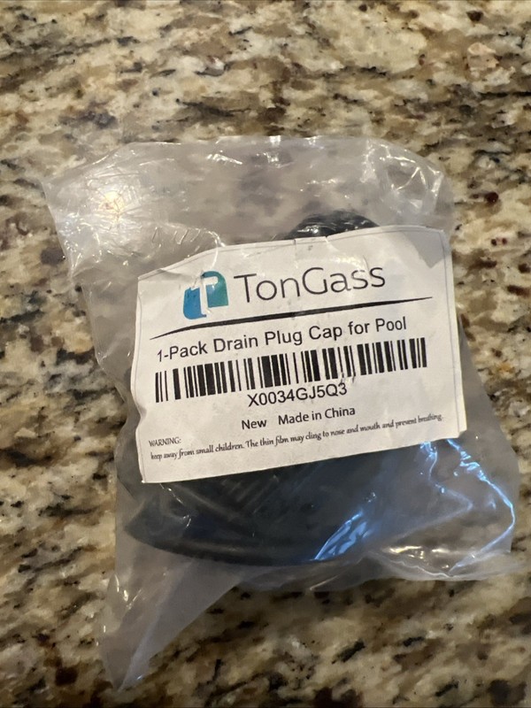 Tongass Drain Plug Cap Assembly Replaces 190030 Fits for Pool and Spa Filter gallery
