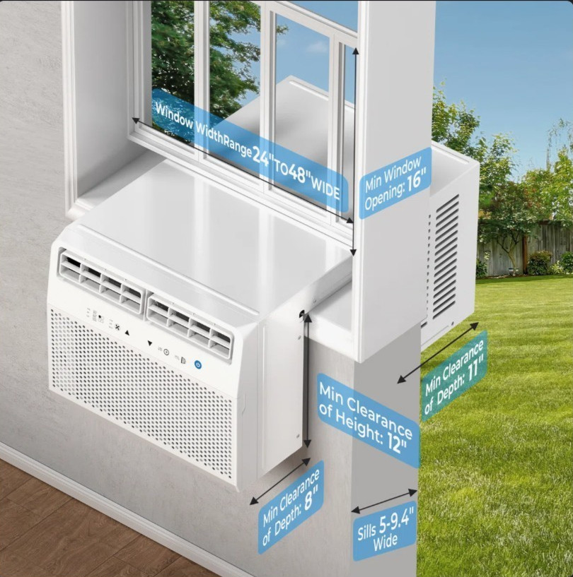 Electactic Energy Star 10,000 Btu Window Ac Unit - 45db Ultra Quiet gallery