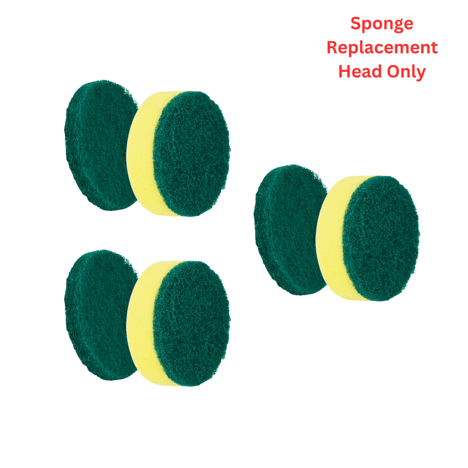 SYNOSHI® Electric Power Brush with 3 Cleaning Heads OR Extra Replacement Heads gallery