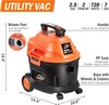 255W Wet/Dry Utility Vac 2.5 Gallon, 2.5-Gallon,120 Volts (AC), Orange/Black gallery
