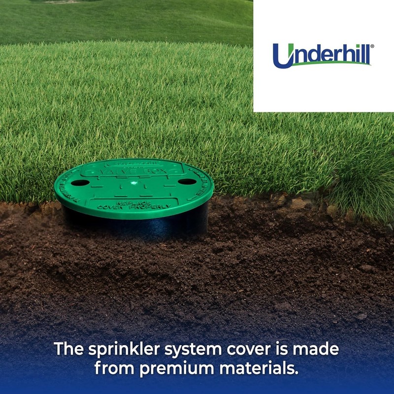 Replacement Sprinkler Valve Box Lid, Green, 4 Pack gallery