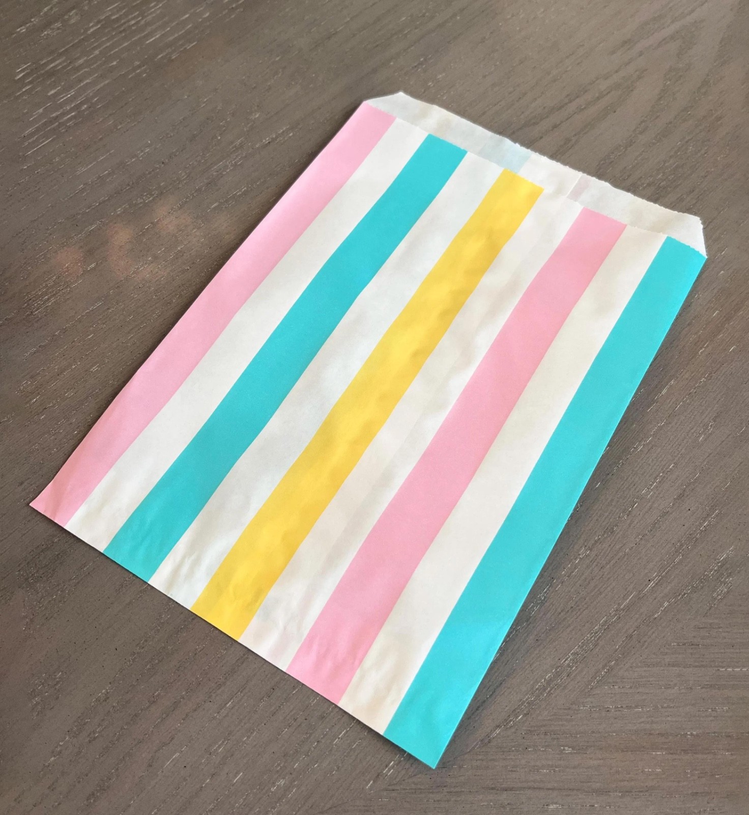 CABANA STRIPES Design Flat Paper Merchandise Bags Choose Size & Pack Amount gallery