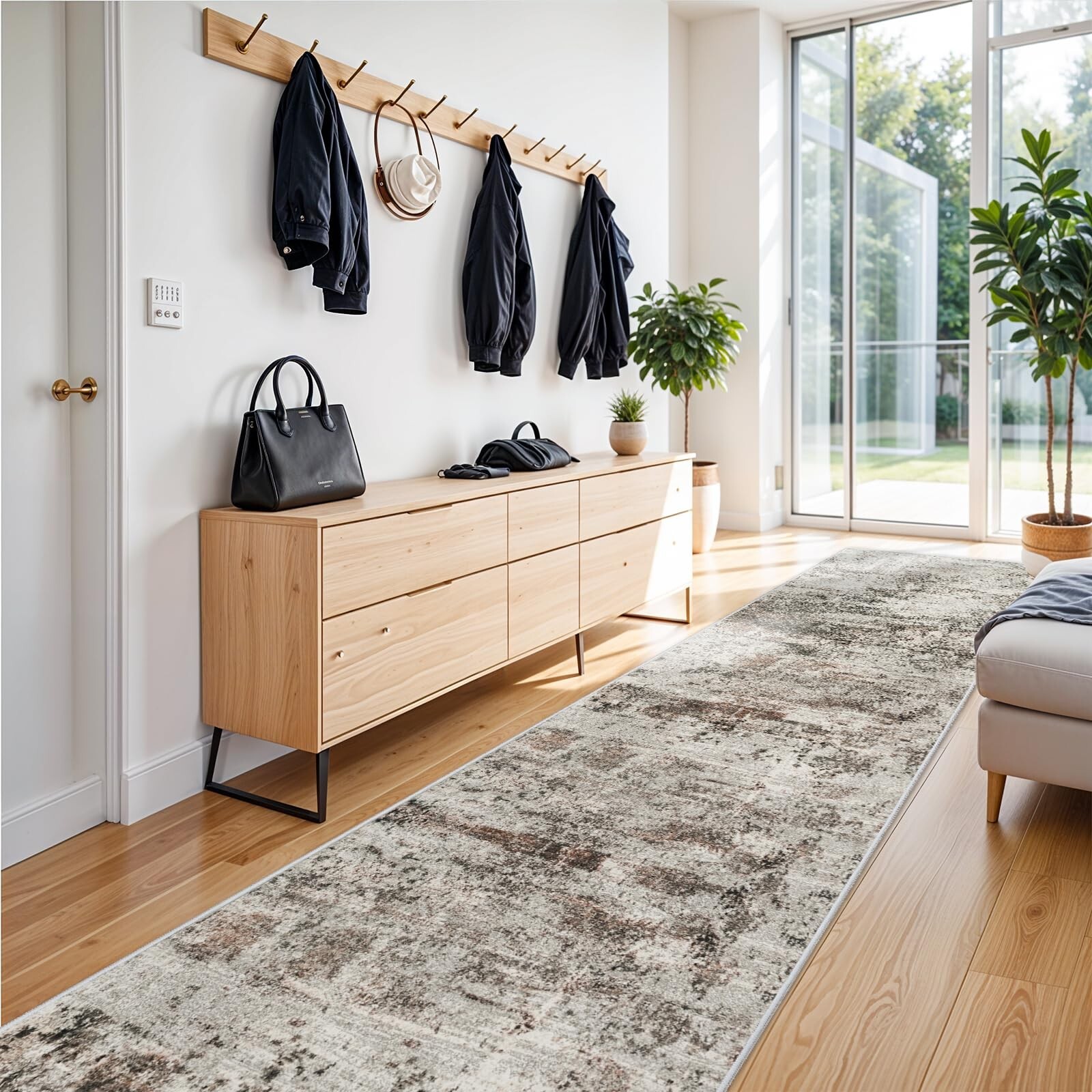 RUUGME Hallway Runner Rug 3x14 - runner Rug Stain Resistant for living room N... gallery