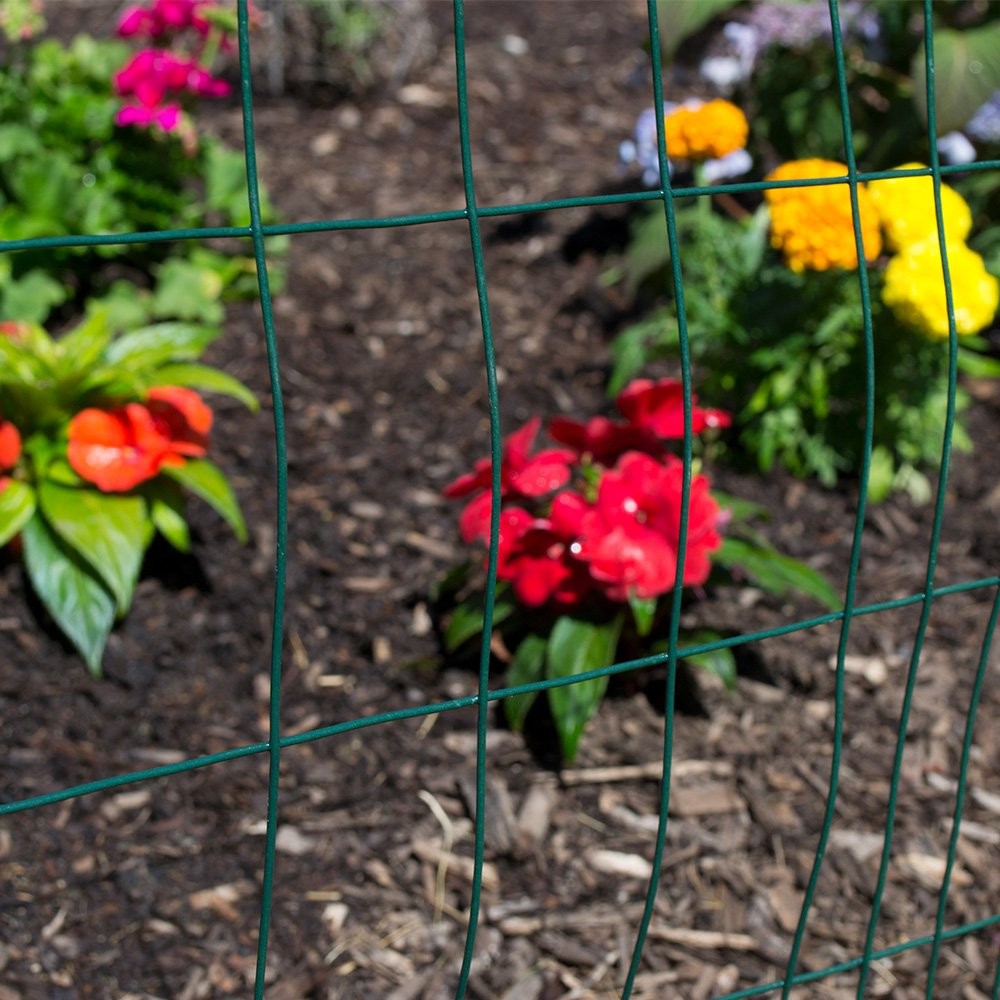 Yardgard 2 In. X 3 In. Mesh Welded Wire Fence 24 In. X 25 Ft. 16Gauge Green gallery