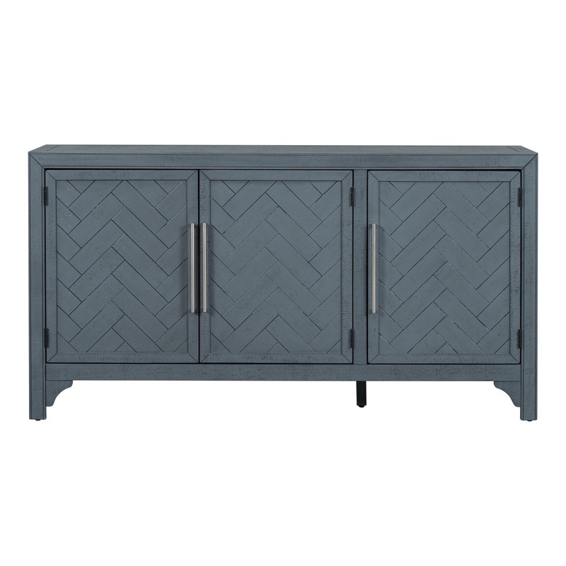 U_Style Designed Storage Cabinet Sideboard with MDF+Pine veneer , Adjustable S gallery