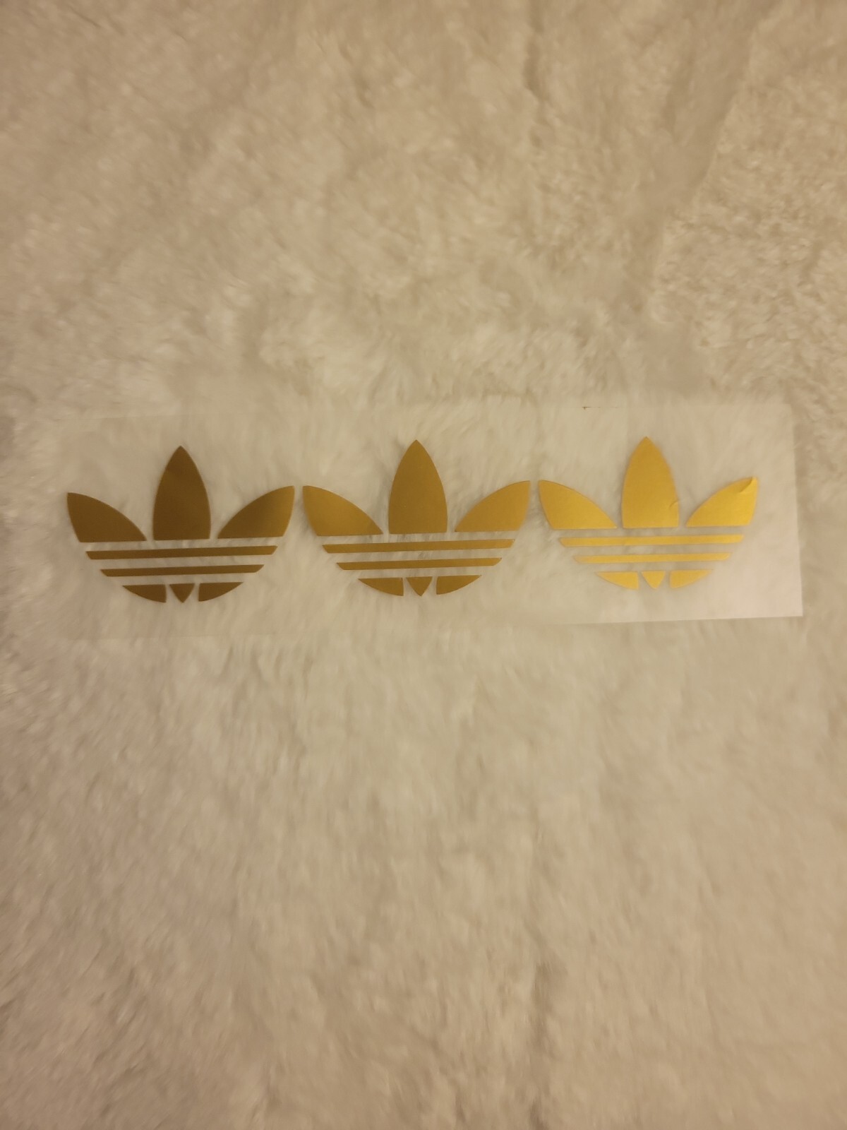 Adidas WITHOUT WORDS Logo Iron-On Decal / FREE SHIPPING with in the US gallery