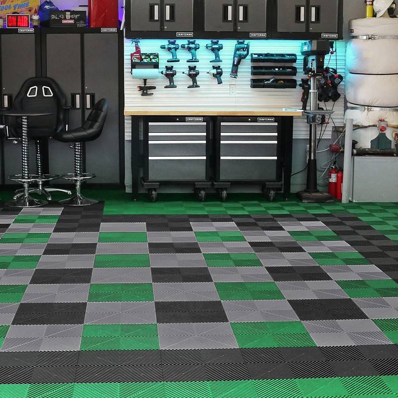 VEVOR Drainage Mat Modular Interlocking Cushion 12” x 12” Drainage Floor Mat gallery