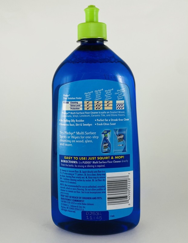 Pledge Multi Surface Floor Cleaner for Wood, Ceramic, Linoleum/Vinyl, 27 Fl Oz. gallery