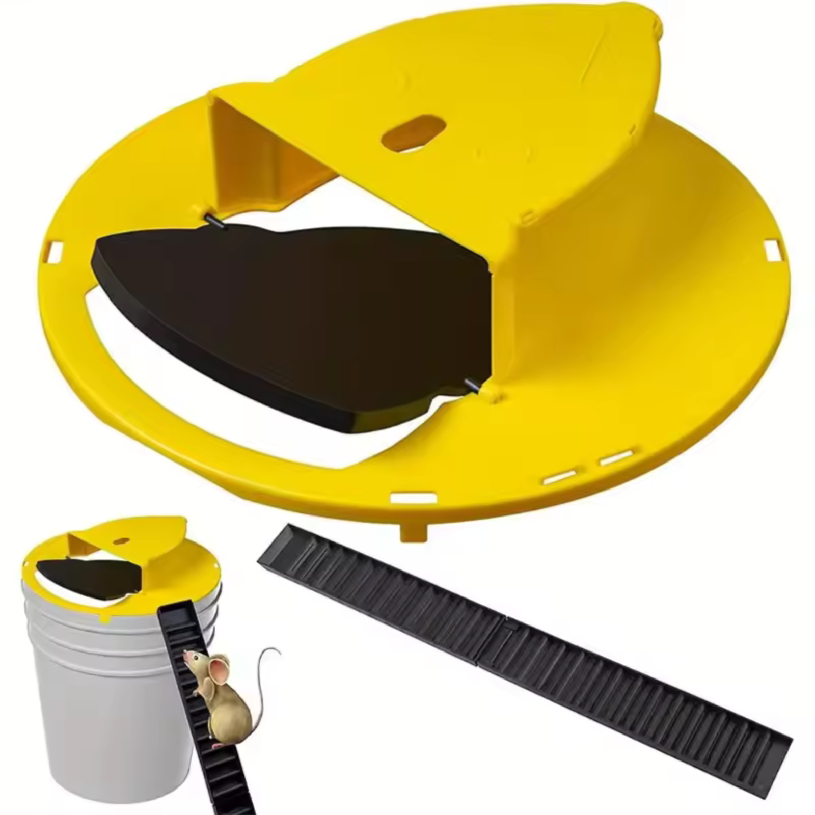 Mouse Rat Trap Flip & Slide Mouse Trap Bucket Catcher Mousetrap Slide Bucket Lid gallery