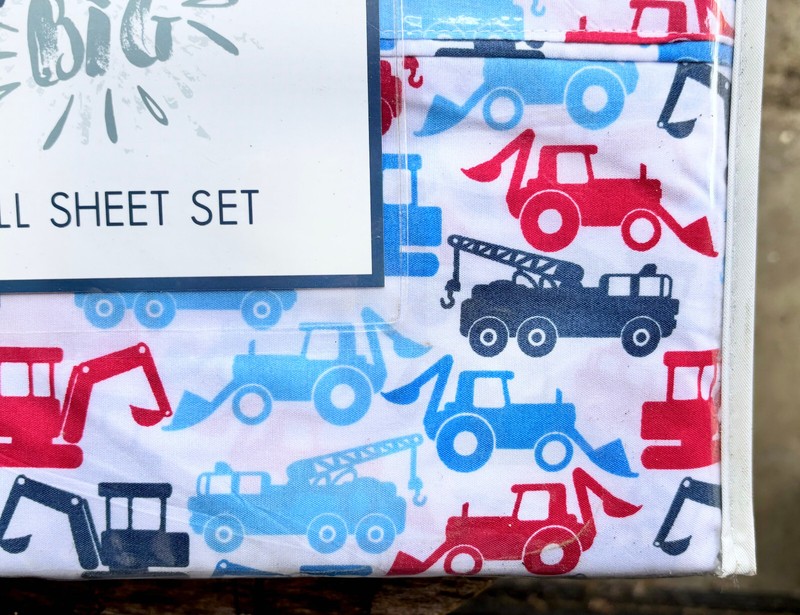 DREAM BIG Red & Blue Construction Trucks (lifts back hoes diggers dump trucks) gallery