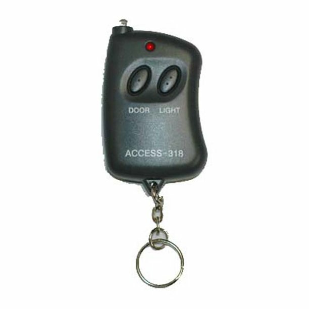 ACCESS 318 Mini Garage Door Remote Gate Transmitter + Flashlight 9 Dip Switches gallery