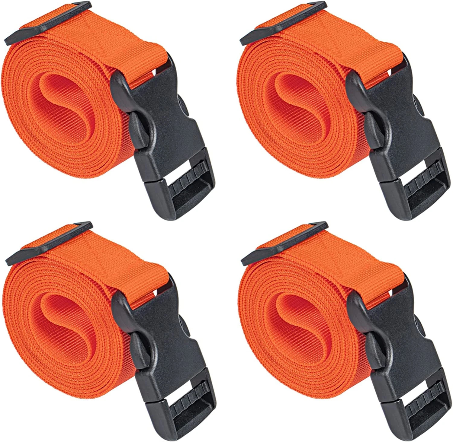 Premium Utility Straps with Quick Release Buckle Adjustable Short Nylon Tie Dow gallery