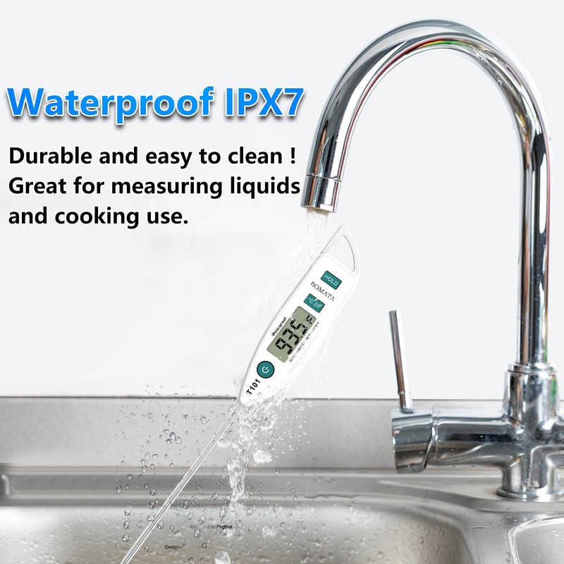 BOMATA Waterproof IPX7 Thermometer for Water, Liquid, Candle and White gallery