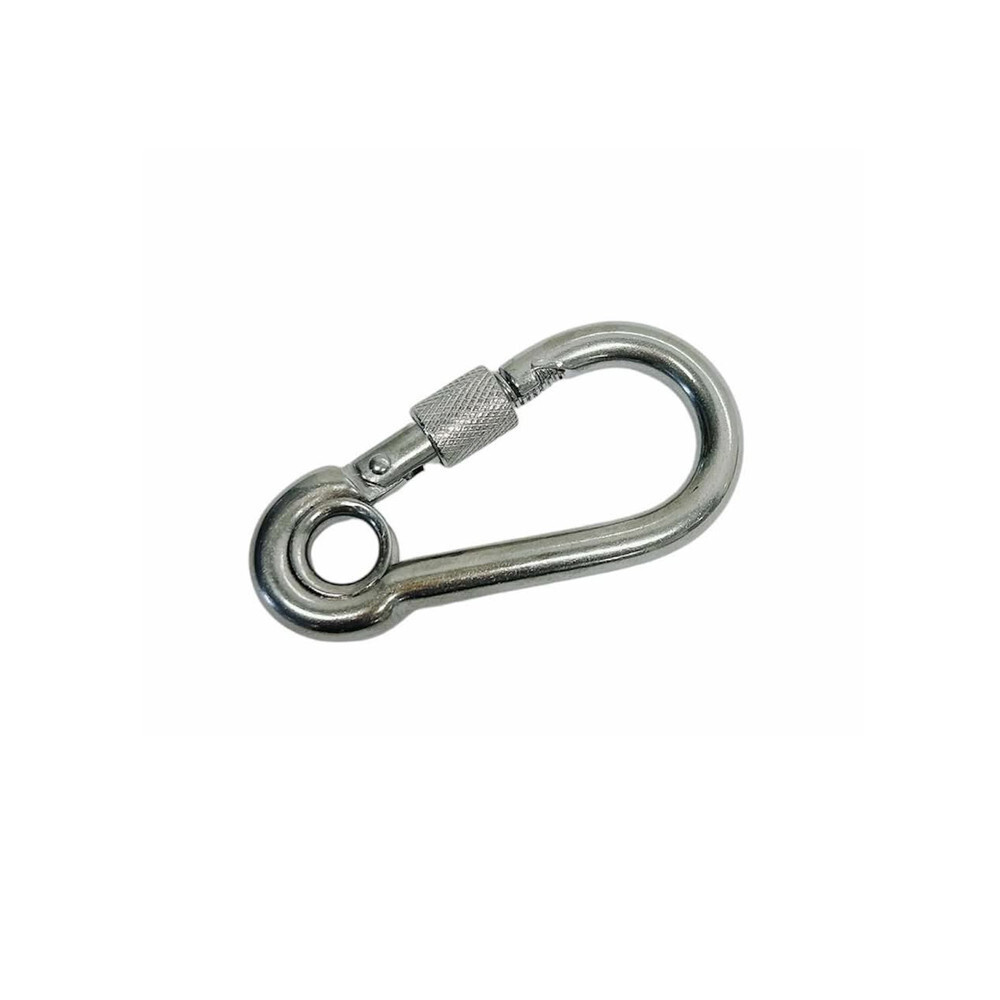 Marine Spring Snap Hook w/ Eyelet & Screw 400 LB Cap 1/4" Stainless Steel 316 gallery