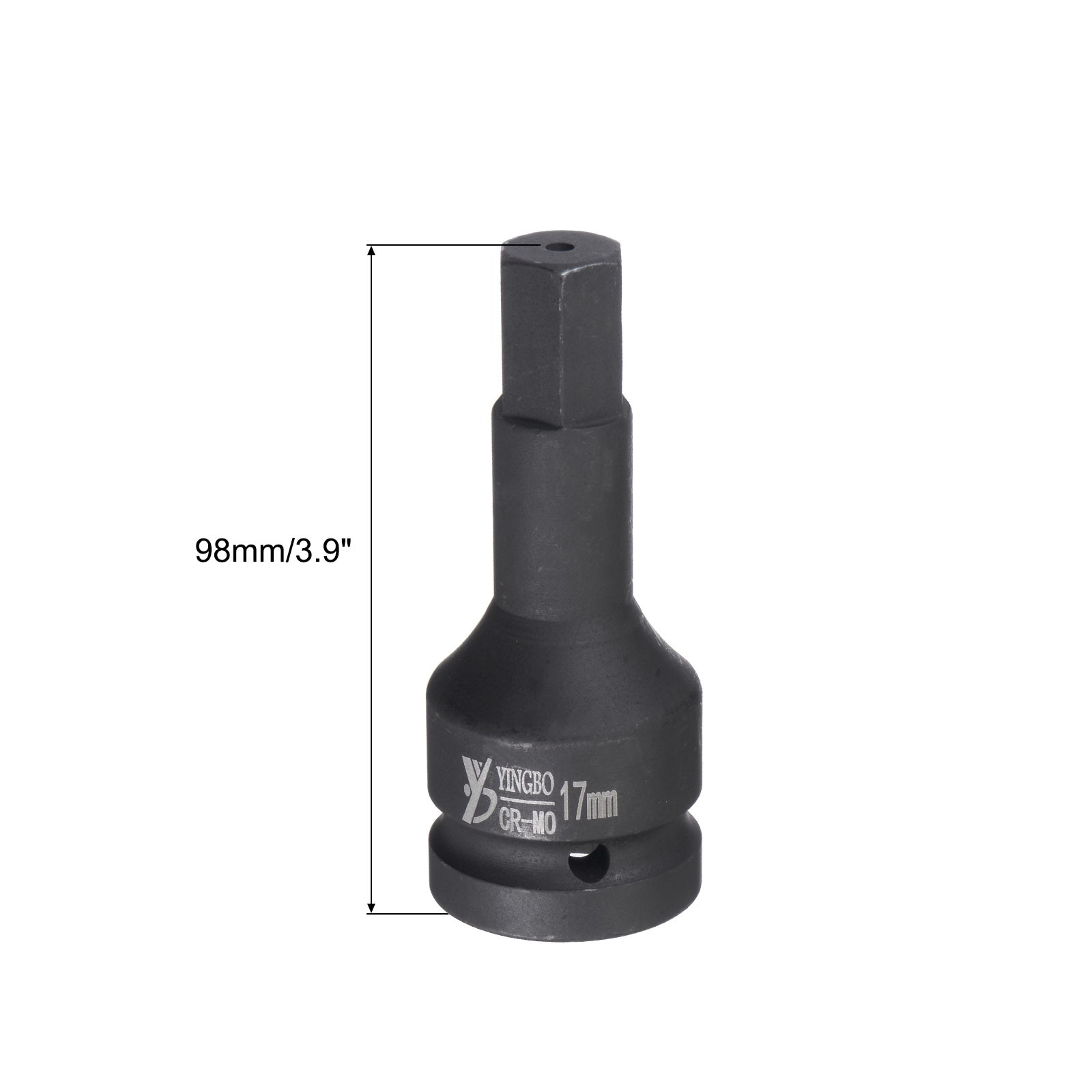 17mm Impact Metric Bit Socket for DIY Hand-making CR-MO 98mm Length gallery