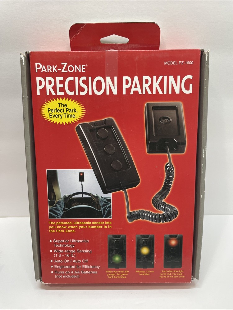 Park Zone Precision Parking Parking Aid Red Yellow Green Lights Model PZ -1600