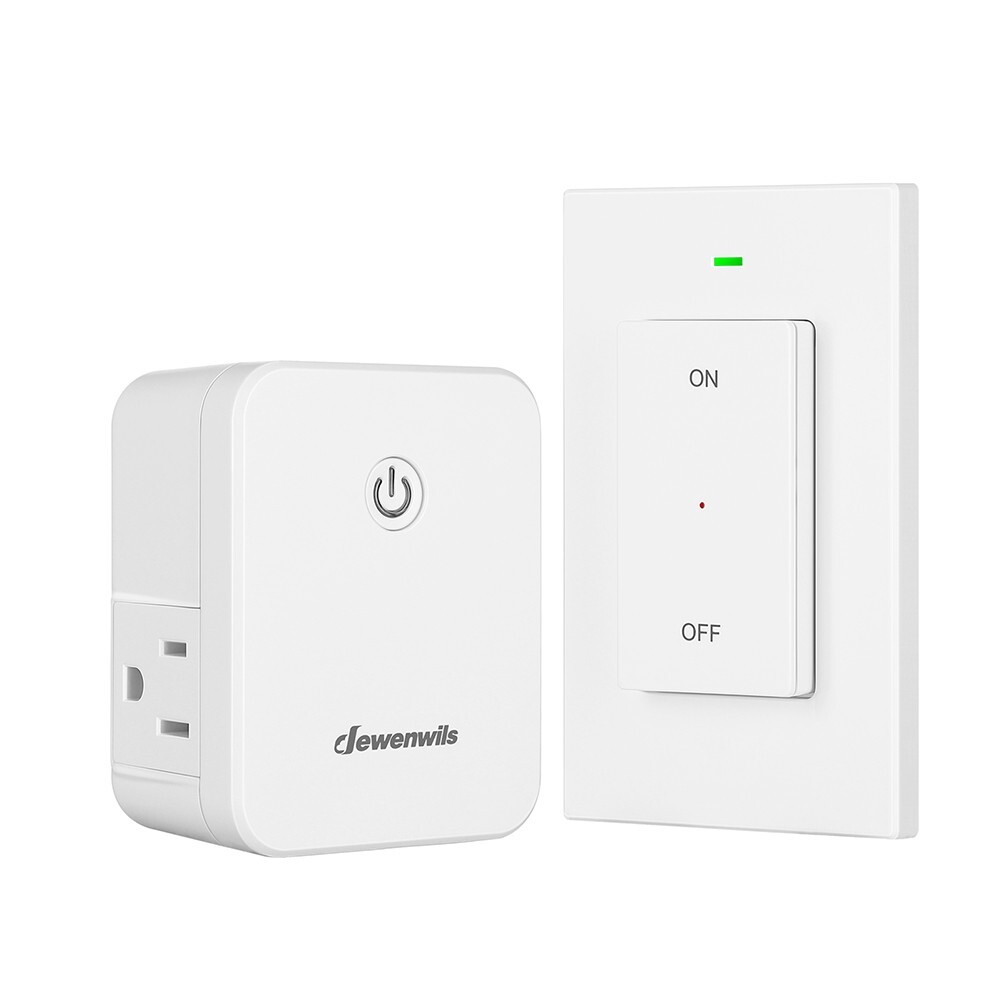DEWENWILS Remote Control Outlet, Wireless Light Switch with 2 Side Outlets gallery