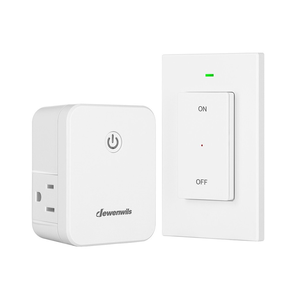 DEWENWILS Remote Control Outlet, Wireless Light Switch Compact Design, Programma