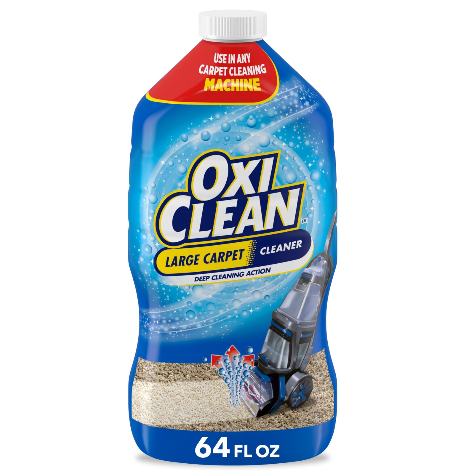 OxiClean Large Carpet Cleaner Liquid Solution for 64 Fl Oz (Pack of 1), - gallery