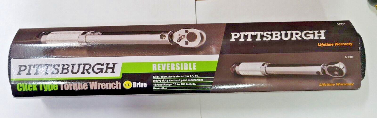 1/4 Inch Professional Drive Click Type Ratcheting Torque Wrench gallery