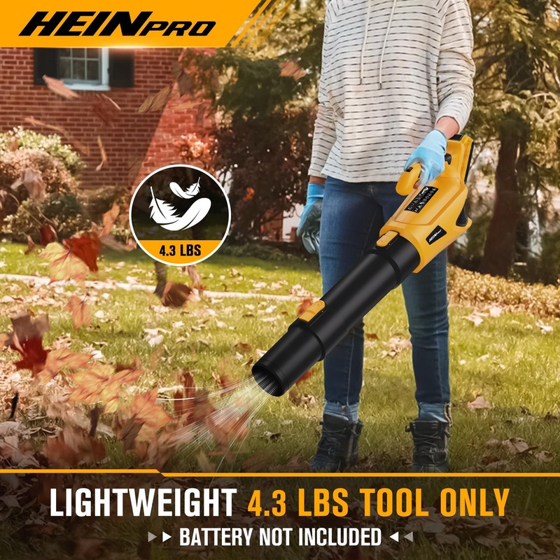 Cordless Leaf Blower Compatible with Dewalt 20V Max Battery, 500CFM/150MPH El... gallery