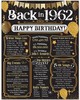 64th Birthday Decorations 1962 Back in 1962 Poster 11x14 Unframed Party Gift gallery