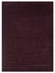 Eco-Friendly Hand Knotted Loom Silk Mix Area Rug Solid Brown BBH Homes BBLSM111