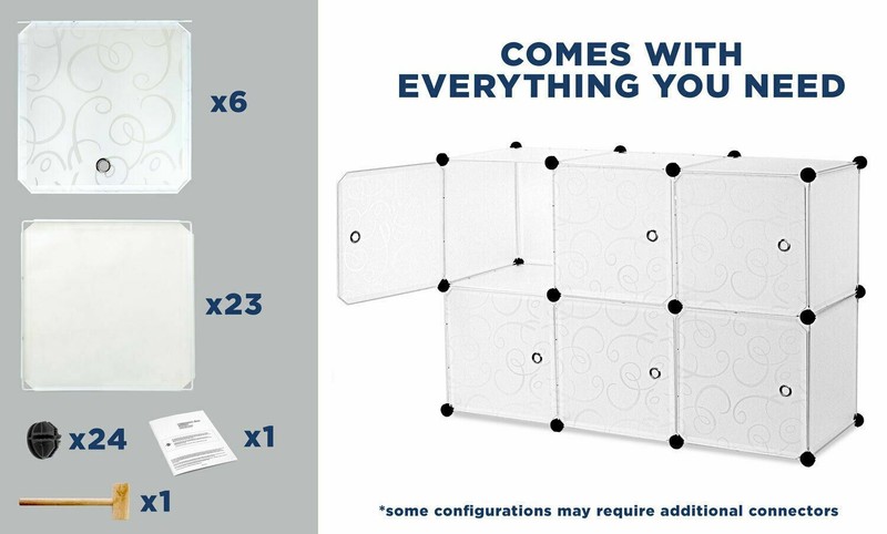 Work-It! Cube Storage Organizer - 6 Cubes gallery