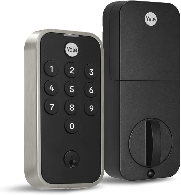 Satin Nickel Code Keypad Deadbolt Front Door Lock for Keyless Entry, -NR-619 gallery