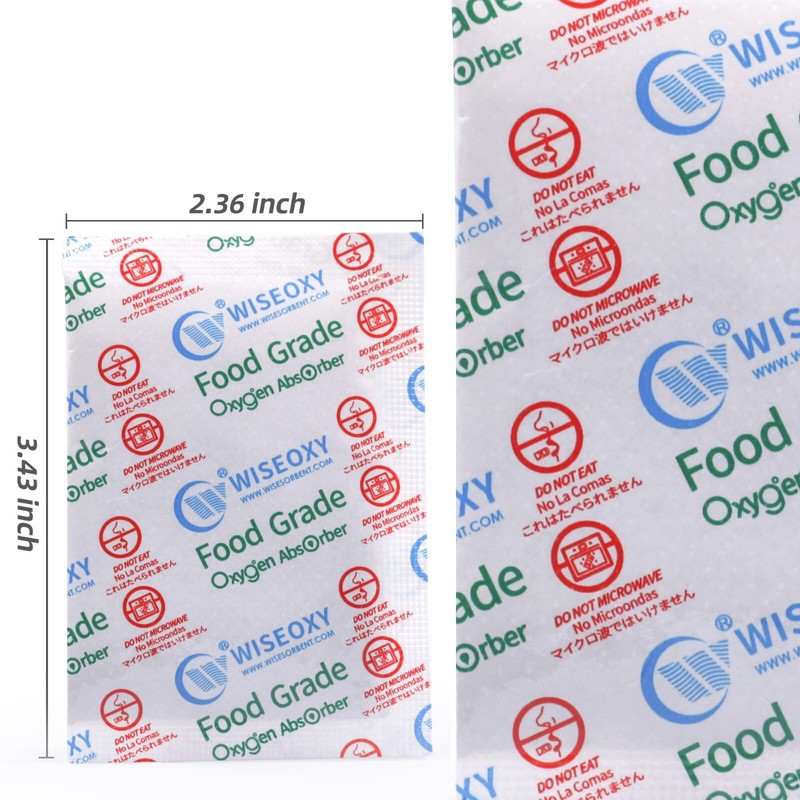 500cc Oxygen Absorbers for Long Term Food Storage Mylar Bags Dryers O2 Absorbers gallery