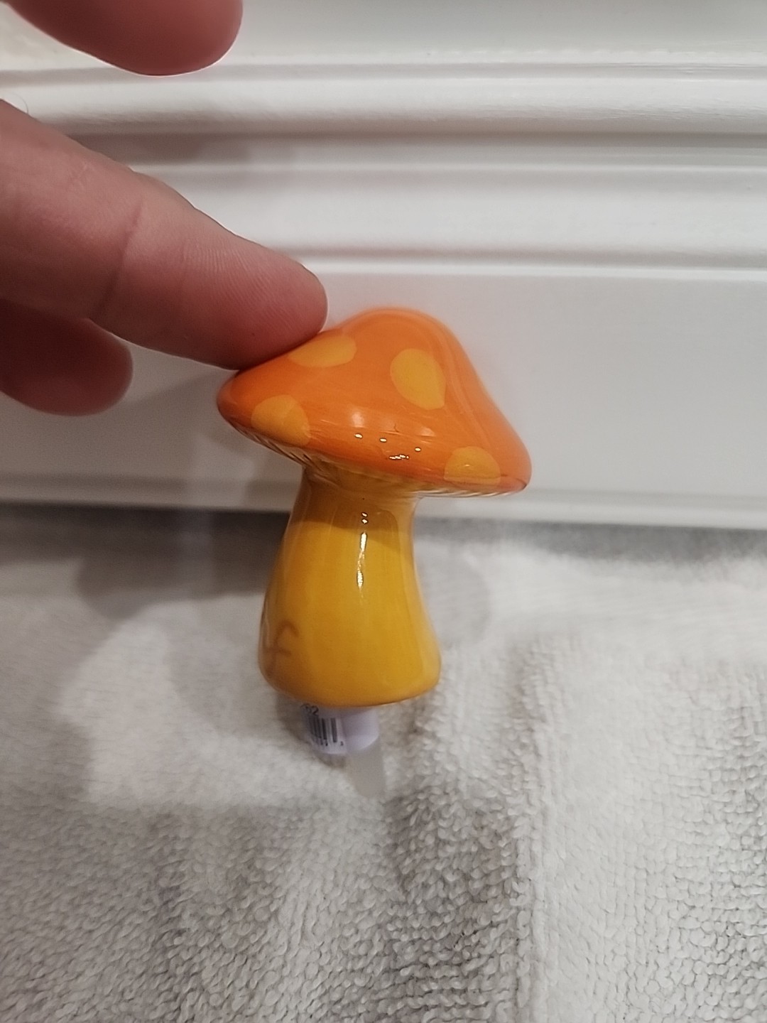 Nora Fleming Funky Fungi Mini Mushroom A262 Ceramic Platter Charm RETIRED NWT gallery