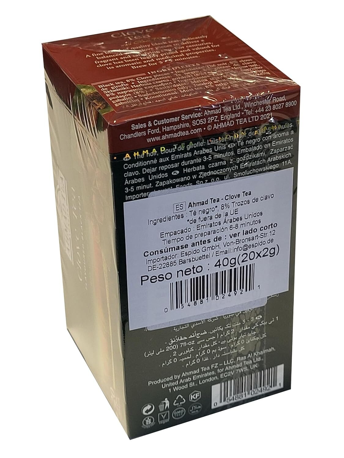 20 Count Clove Tea Bags - Natural Caffeine & Ethical Sourcing for Tea Lovers gallery