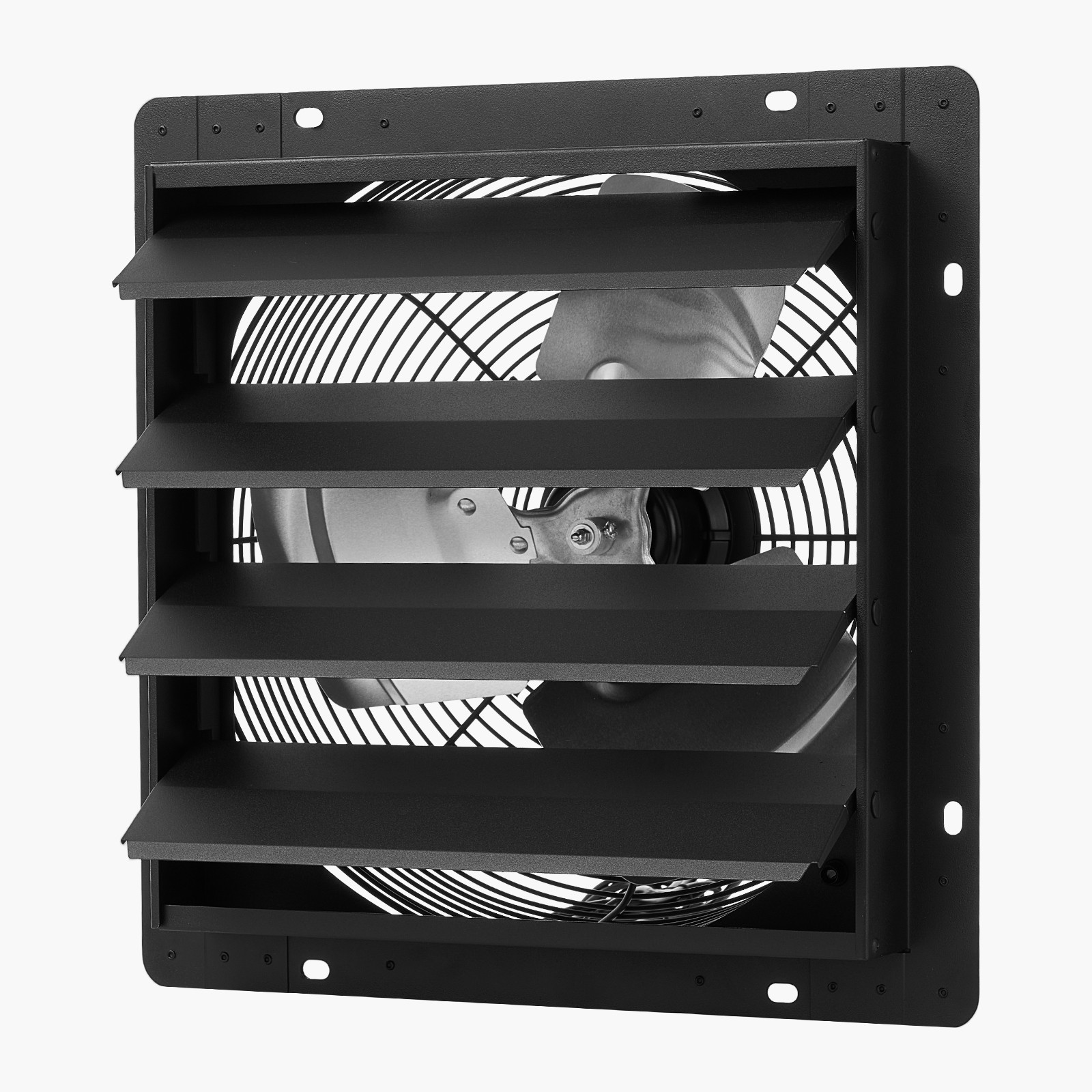 Uimoso 14-Inch Wall-Mounted Shutter Exhaust Fan with Smart Controller gallery
