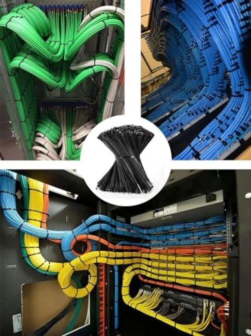 Cable Zip Ties 12 inch Pack Zip Ties Heavy Duty 50lbs Tensile 500 Black gallery
