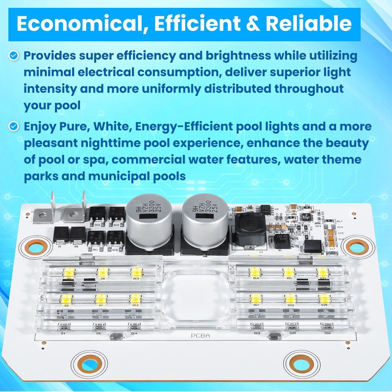 619917Z 500W LED Light Engine Board Kit for IntelliBrite 5G White LED Pool Light gallery